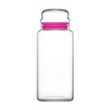 Sera Cam Kavanoz 2'li Büyük Boy 1400 ml PembeCam Kapaklı (Erzak Saklama Kavanozu )