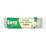 Sera Çöp Torbası Büzgülü Orta Nergis Kokulu 20 Adet
