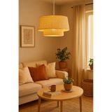 Sera Grande Rattan Hasır Avize Naturel