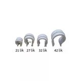 Sera Naylonu Tutturucu Mandal Klips Maşon 21 Mm (100 Adet)