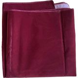 Sera Okey Oyun Masa Örtüsü Ince Kadife 140X140 Bordo - 140 x 140 cm