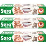 Sera Pudra 82x50 cm 3 Adet 7'li Kedi Kumu Torbası