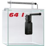 sera Scaper Cube 64 L Başlangıç Seti - Kompakt Akvaryum (64 l) İç Filtre ve LED Aydınlatmalı Komple Set