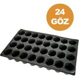Sera Trend 24 Göz Viyol (2 Adet) Fide Yetiştirme Viyolü Fidan Yetiştirme Kabı Çilek Sebze Meyve Süs Bitkisi Skulent Fidelik - 1 Adet