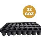 Sera Trend 32 Göz (5 Adet) Viyol Fide Yetiştirme Viyolü Fidan Yetiştirme Kabı Çilek Sebze Meyve Süs Bitkisi Skulent Fidelik