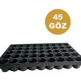 Sera Trend 45 Göz Viyol (2 Adet) Fide Yetiştirme Viyolü Fidan Yetiştirme Kabı Çilek Sebze Meyve Süs Bitkisi Skulent Fidelik - 1 Adet