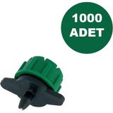 Sera Trend Yeşil Damla Sulama Damlatıcı Emitör 1000 Adet Debi Ayarlı 3 cm Çapında