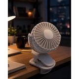 Serac Collection Çalışma Masası ve Yatak Başlığı Için Klipsli Mini Fan - SA002G-6EVSN8 - Çok Renkli