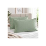 Seralay Home Mint Renk Fermuarlı 2 li Yastık kılıfı