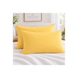 Seralay Home SARI RENK 2 Lİ YASTIK KILIFI FERMUARLI