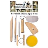 Seramik Baslangic Seti 8 Parca 1 Paket Modelaj Modelleme Hekel Comlek Sanatsal Ebesuar Hobi Duzeltme