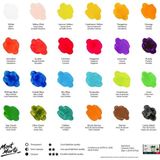 Seramik Boya Seti Imza 26 x 0,7 Us Fl.oz (20ML) Çok Renkli, Canlı Seramik Boya, Porselen, Cam, Ç