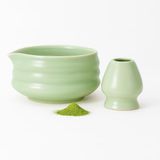 Seramik Chawan Matcha Çayı Köpürtme Kasesi ve Whisk Matcha Tutucu mt216