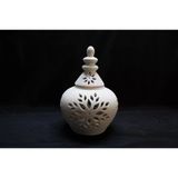 Seramik Çiçekli Kavuk Küp 27Cm O-12
