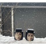 Seramik Fornasetti Kavanoz Takım