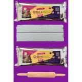 Seramik Hamuru 2 Kg Beyaz, Merdane, Doğal Kil Çamuru, Seramik Başlangıç Seti