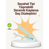 Seramik Kaplamalı, Saç Hasarını Azaltan Kısa Saçlara Uygun Bukle Maşası Tdms-07 - Renkli - 1