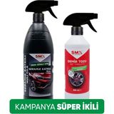 Seramik Katkılı Hızlı ve Pratik Cila 750ML. + Demir Tozu & Jant Temizleyici 500 ml