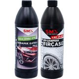 Seramik Katkılı Hızlı ve Pratik Cila 750ML. + Premium %60 Cilalı Fırçasız Oto Şampuanı 750 ml - 1 lt