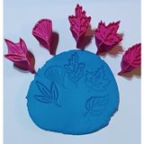 Seramik - Kil - Çamur Damgası - Mührü - 3.5 cm Beyaz 8 Adet