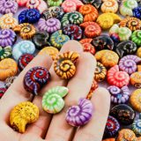 Seramik Palyaço Balık Kabuğu Deniz Yıldızı Tüp Kemik Spacer Boncuk 10/30/50 adet(M649,30pcs)