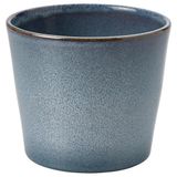 Seramik saksı, mavi, 9 cm, iç/dış mekan