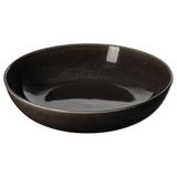 Seramik servis kasesi, koyu gri, 30 cm