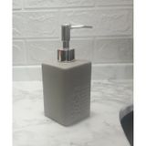 SERAMİK SIVI SABUNLUK GRİ MODERN 7X7X17CM 300ML BANYO SETİ