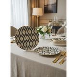 Seramikci Ikat 6 Lı Pasta Tabağı - 19 cm