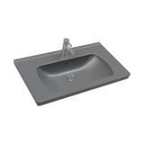Seramiksan 80 Cm Satürn Mat Antrasit Lavabo