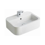Seramiksan Aqua Oval Dikdörtgen 56 cm Tezgah Üstü Lavabo