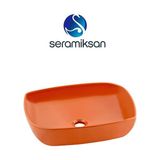 Seramiksan Dies Oval Turuncu Deliksiz Lavabo 50 cm