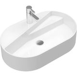 Seramiksan Livello Oval Beyaz Delikli Lavabo 65 Cm A114020H