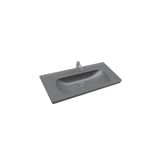 Seramiksan Saturn 100X45 Cm Mat Antrasit Etajer Uyumlu Lavabo A142031k