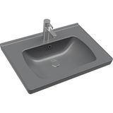 Seramiksan Saturn Mat Antrasit Etajer Uyumlu Lavabo 60 Cm A142011k