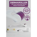 Serap Çınar Çınar Dermaroller Beyaz Professional - Saç, Kaş, Sakal Serum Kullanıma Uygun Yeni Seri