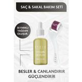 Serap Çınar Cosmetics Saçkıran & Sakal Kıran Alopesi Etkili Vitamin Serum 30ml + Dermaroller Seti Erkeklere Özel