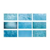 Serapool Blue Bead 33x66 Porselen Mavi Havuz Seramiği