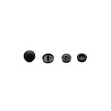 SeraSelin Plastik Çıtçıt Siyah Küçük Boy 10 Set (T3 / 10.7 mm) - Bebek Kıyafetleri ve İnce Kumaşlar İçin Çıt çıt Seti