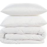Seraser Home Tekstil Comfort Line Çift Kişilik Silikon Yorgan +2 Yastık Hediyeli - 195 x 215 cm - Beyaz