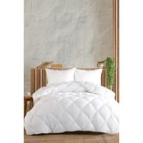 Seraser Home Tekstil Dream Time Tek Kişilik Silikon Yorgan +1 Yastık Hediyeli - 150 x 215 cm - Beyaz