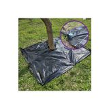 SeraTrend 1x1 METRE AĞAÇ KORUMA ÖRTÜSÜ VE SABİTLEME ÇİVİSİ YER ÖRTÜSÜ YABANİ OT ENGELLEME PASPASI AĞAÇ DİBİ BE