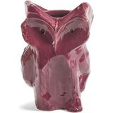 Serax Owl Vase Aubergine After Midnight By Marni Mor Seramik Dekoratif Obje 23 cm - Standart