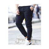 SERAZAT Erkek Kargo Cep Pantolon Lastikli Joger Pantolon