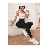 Serbella Şardonlu oshyo Kalın Kışlık İçi Polarlı Yüksek Bel Toparlayıcı fitilli spor Tayt