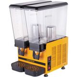 Şerbetmatik Elektrikli Içecek Soğutucu Sebil Makineleri / Ikili Karıştırıcı+Karıştırıcı 20+20lıtre - İkili Fıskiyeli + Fıskiyeli 20 + 20 Litre