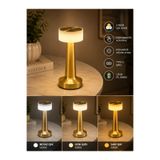 SerBugo BSL- 06 Dekoratif Şarjlı Dokunmatik Led Masa Lambası Usb Kablolu Abajur Ve Gece Lambası