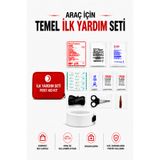 SerBugo TÜVTÜRK UYUMLU ARAÇ İÇİ İLK YARDIM ÇANTASI - 12 PARÇALI ECZA ÇANTASI