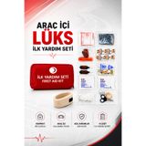 SerBugo TÜVTÜRK UYUMLU ARAÇ İÇİ İLK YARDIM ÇANTASI - 15 PARÇALI ECZA ÇANTASI