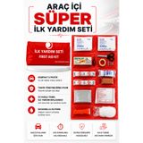 SerBugo TÜVTÜRK UYUMLU ARAÇ İÇİ İLK YARDIM ÇANTASI